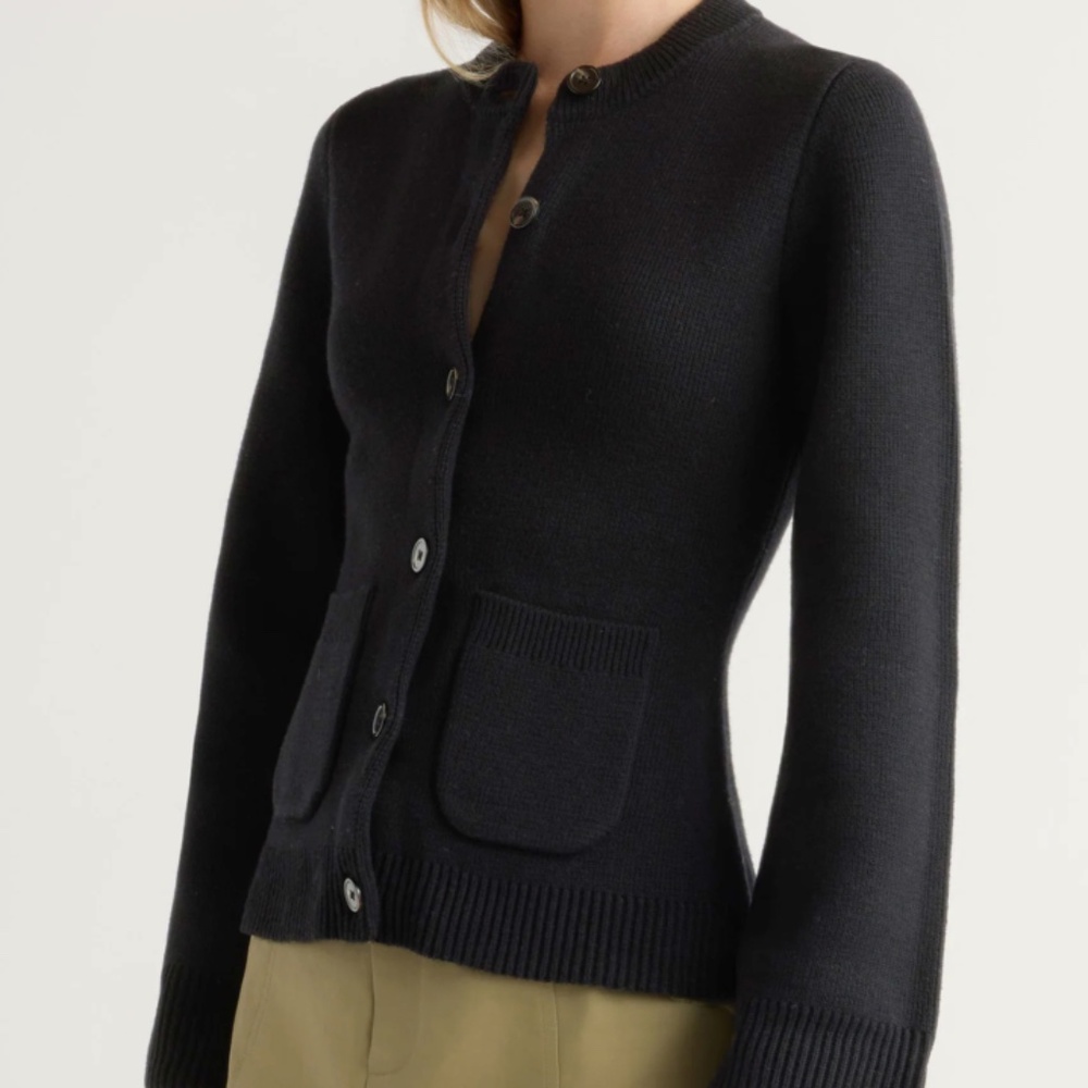 Eames Organic Cotton-Wool Cardigan from Modern Citizen size M